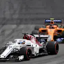 Marcus Ericsson (SWE) Alfa Romeo Sauber C37 leads Stoffel Vandoorne (BEL) McLaren MCL33 at Formula One World Championship, Rd7, Canadian Grand Prix, Race, Montreal, Canada, Sunday10 June 2018. © Simon Galloway/Sutton Images