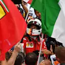 Race winner Sebastian Vettel (GER) Ferrari celebrates in parc ferme at Formula One World Championship, Rd7, Canadian Grand Prix, Race, Montreal, Canada, Sunday10 June 2018. © Mark Sutton/Sutton Images