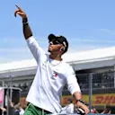 Lewis Hamilton (GBR) Mercedes-AMG F1 on the drivers parade at Formula One World Championship, Rd7, Canadian Grand Prix, Race, Montreal, Canada, Sunday10 June 2018. © Simon Galloway/Sutton Images