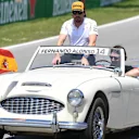 Fernando Alonso (ESP) McLaren on the drivers parade at Formula One World Championship, Rd7, Canadian Grand Prix, Race, Montreal, Canada, Sunday10 June 2018. © Simon Galloway/Sutton Images