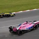 Sergio Perez (MEX) Force India VJM11 spins at Formula One World Championship, Rd7, Canadian Grand Prix, Race, Montreal, Canada, Sunday10 June 2018. © Jerry Andre/Sutton Images