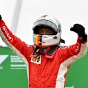 Race winner Sebastian Vettel (GER) Ferrari celebrates in parc ferme at Formula One World Championship, Rd7, Canadian Grand Prix, Race, Montreal, Canada, Sunday10 June 2018. © Jerry Andre/Sutton Images