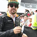 Lance Stroll (CDN) Williams signs autographs for the fans at Formula One World Championship, Rd7, Canadian Grand Prix, Preparations, Montreal, Canada, Thursday 7 June 2018. © Simon Galloway/Sutton Images