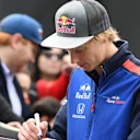 Brendon Hartley (NZL) Scuderia Toro Rosso signs autographs for the fans at Formula One World Championship, Rd7, Canadian Grand Prix, Preparations, Montreal, Canada, Thursday 7 June 2018. © Simon Galloway/Sutton Images