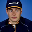 Stoffel Vandoorne (BEL) McLaren in the Press Conference at Formula One World Championship, Rd7, Canadian Grand Prix, Preparations, Montreal, Canada, Thursday 7 June 2018. © Jerry Andre/Sutton Images