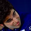 Lance Stroll (CDN) Williams in the Press Conference at Formula One World Championship, Rd7, Canadian Grand Prix, Preparations, Montreal, Canada, Thursday 7 June 2018. © Jerry Andre/Sutton Images