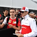 Charles Leclerc (MON) Alfa Romeo Sauber F1 Team signs autographs for the fans at Formula One World Championship, Rd7, Canadian Grand Prix, Preparations, Montreal, Canada, Thursday 7 June 2018. © Mark Sutton/Sutton Images