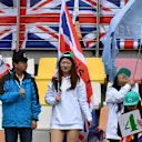 Lewis Hamilton (GBR) Mercedes-AMG F1 fans and banners at Formula One World Championship, Rd3, Chinese Grand Prix, Practice, Shanghai, China, Friday 13 April 2018. © Mark Sutton/Sutton Images