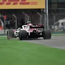 Charles Leclerc (MON) Alfa Romeo Sauber C37 runs wide at Formula One World Championship, Rd3, Chinese Grand Prix, Practice, Shanghai, China, Friday 13 April 2018. © Simon Galloway/Sutton Images