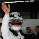 Lewis Hamilton (GBR) Mercedes-AMG F1 waves at Formula One World Championship, Rd3, Chinese Grand Prix, Practice, Shanghai, China, Friday 13 April 2018. © Rubio/Sutton Images