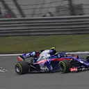 Pierre Gasly (FRA) Scuderia Toro Rosso STR13 sparks at Formula One World Championship, Rd3, Chinese Grand Prix, Qualifying, Shanghai, China, Saturday 14 April 2018. © Jerry Andre/Sutton Images