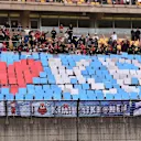Kimi Raikkonen (FIN) Ferrari fans and banner at Formula One World Championship, Rd3, Chinese Grand Prix, Race, Shanghai, China, Sunday 15 April 2018. © Simon Galloway/Sutton Images