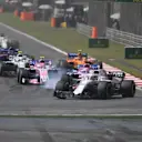 Lance Stroll (CDN) Williams FW41 on lap one at Formula One World Championship, Rd3, Chinese Grand Prix, Race, Shanghai, China, Sunday 15 April 2018. © Simon Galloway/Sutton Images