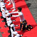 Daniel Ricciardo (AUS) Red Bull Racing and grid kids at Formula One World Championship, Rd3, Chinese Grand Prix, Race, Shanghai, China, Sunday 15 April 2018. © Jerry Andre/Sutton Images