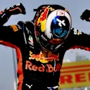 Race winner Daniel Ricciardo (AUS) Red Bull Racing celebrates in parc ferme at Formula One World Championship, Rd3, Chinese Grand Prix, Race, Shanghai, China, Sunday 15 April 2018. © Jerry Andre/Sutton Images