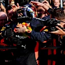 Race winner Daniel Ricciardo (AUS) Red Bull Racing celebrates in parc ferme at Formula One World Championship, Rd3, Chinese Grand Prix, Race, Shanghai, China, Sunday 15 April 2018. © Jerry Andre/Sutton Images