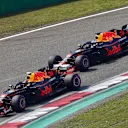 Max Verstappen (NED) Red Bull Racing RB14 leads Daniel Ricciardo (AUS) Red Bull Racing RB14 at Formula One World Championship, Rd3, Chinese Grand Prix, Race, Shanghai, China, Sunday 15 April 2018. © Jerry Andre/Sutton Images