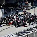 Kevin Magnussen (DEN) Haas VF-18 pit stop at Formula One World Championship, Rd3, Chinese Grand Prix, Race, Shanghai, China, Sunday 15 April 2018. © Jerry Andre/Sutton Images