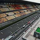 Main straight at Formula One World Championship, Rd3, Chinese Grand Prix, Preparations, Shanghai, China, Thursday 12 April 2018. © Mark Sutton/Sutton Images