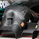 Mercedes-AMG F1 W09 EQ Power+ seats at Formula One World Championship, Rd3, Chinese Grand Prix, Preparations, Shanghai, China, Thursday 12 April 2018. © Mark Sutton/Sutton Images