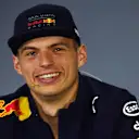 Max Verstappen (NED) Red Bull Racing in the Press Conference at Formula One World Championship, Rd3, Chinese Grand Prix, Preparations, Shanghai, China, Thursday 12 April 2018. © Jerry Andre/Sutton Images