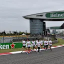 Nike Run the Track at Formula One World Championship, Rd3, Chinese Grand Prix, Preparations, Shanghai, China, Thursday 12 April 2018. © Simon Galloway/Sutton Images