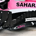 Force India VJM11 barge board detail at Formula One World Championship, Rd3, Chinese Grand Prix, Preparations, Shanghai, China, Thursday 12 April 2018. © Mark Sutton/Sutton Images
