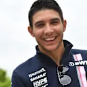 Esteban Ocon (FRA) Force India F1 at Formula One World Championship, Rd3, Chinese Grand Prix, Preparations, Shanghai, China, Thursday 12 April 2018. © Jerry Andre/Sutton Images