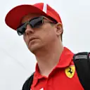 Kimi Raikkonen (FIN) Ferrari at Formula One World Championship, Rd3, Chinese Grand Prix, Preparations, Shanghai, China, Thursday 12 April 2018. © Jerry Andre/Sutton Images