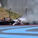 Marcus Ericsson (SWE) Alfa Romeo Sauber C37 crashed and caught fire in FP1 at Formula One World Championship, Rd8, French Grand Prix, Practice, Paul Ricard, France, Friday 22 June 2018. © Jerry Andre/Sutton Images