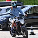 Lewis Hamilton (GBR) Mercedes-AMG F1 on his MV Agusta motorbike at Formula One World Championship, Rd8, French Grand Prix, Practice, Paul Ricard, France, Friday 22 June 2018. © Jerry Andre/Sutton Images