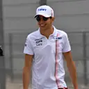 Esteban Ocon (FRA) Force India F1 on the drivers parade at Formula One World Championship, Rd8, French Grand Prix, Race, Paul Ricard, France, Sunday 24 June 2018. © Jerry Andre/Sutton Images