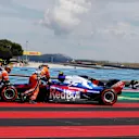 Marshals recover race retiree Pierre Gasly (FRA) Scuderia Toro Rosso STR13 at Formula One World Championship, Rd8, French Grand Prix, Race, Paul Ricard, France, Sunday 24 June 2018. © Manuel Goria/Sutton Images