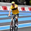 Nico Hulkenberg (GER) Renault Sport F1 Team cycles the track at Formula One World Championship, Rd8, French Grand Prix, Preparations, Paul Ricard, France, Thursday 21 June 2018. © Jerry Andre/Sutton Images