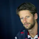 Romain Grosjean (FRA) Haas F1 in the Press Conference at Formula One World Championship, Rd8, French Grand Prix, Preparations, Paul Ricard, France, Thursday 21 June 2018. © Manuel Goria/Sutton Images