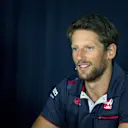 Romain Grosjean (FRA) Haas F1 in the Press Conference at Formula One World Championship, Rd8, French Grand Prix, Preparations, Paul Ricard, France, Thursday 21 June 2018. © Manuel Goria/Sutton Images