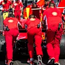 Ferrari mechanics push Ferrari SF-71H at Formula One World Championship, Rd8, French Grand Prix, Preparations, Paul Ricard, France, Thursday 21 June 2018. © Manuel Goria/Sutton Images