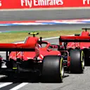 Kimi Raikkonen (FIN) Ferrari SF-71H and Sebastian Vettel (GER) Ferrari SF-71H at Formula One World Championship, Rd11, German Grand Prix, Practice, Hockenheim, Germany, Friday 20 July 2018. © Mark Sutton/Sutton Images
