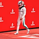 Lewis Hamilton (GBR) Mercedes-AMG F1 walks in after stopping on track in Q1 at Formula One World Championship, Rd11, German Grand Prix, Qualifying, Hockenheim, Germany, Saturday 21 July 2018. © Mark Sutton/Sutton Images