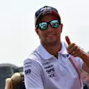 Sergio Perez (MEX) Force India on the drivers parade Formula One World Championship, Rd11, German Grand Prix, Race, Hockenheim, Germany, Sunday 22 July 2018. © Jerry Andre/Sutton Images