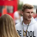 Timo Werner (GER) Footballer at Formula One World Championship, Rd11, German Grand Prix, Race, Hockenheim, Germany, Sunday 22 July 2018. © Manuel Goria/Sutton Images