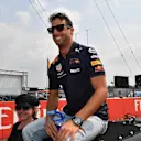 Daniel Ricciardo (AUS) Red Bull Racing on the drivers parade at Formula One World Championship, Rd11, German Grand Prix, Race, Hockenheim, Germany, Sunday 22 July 2018. © Mark Sutton/Sutton Images