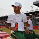 Lewis Hamilton (GBR) Mercedes-AMG F1 on the drivers parade at Formula One World Championship, Rd11, German Grand Prix, Race, Hockenheim, Germany, Sunday 22 July 2018. © Mark Sutton/Sutton Images