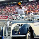 Fernando Alonso (ESP) McLaren on the drivers parade at Formula One World Championship, Rd11, German Grand Prix, Race, Hockenheim, Germany, Sunday 22 July 2018. © Manuel Goria/Sutton Images