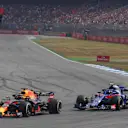 Daniel Ricciardo (AUS) Red Bull Racing RB14 and Pierre Gasly (FRA) Scuderia Toro Rosso STR13 at Formula One World Championship, Rd11, German Grand Prix, Race, Hockenheim, Germany, Sunday 22 July 2018. © Mark Sutton/Sutton Images