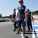 Lance Stroll (CDN) Williams walks the track at Formula One World Championship, Rd11, German Grand Prix, Preparations, Hockenheim, Germany, Thursday 19 July 2018. © Mark Sutton/Sutton Images