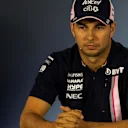 Sergio Perez (MEX) Force India in the Press Conference at Formula One World Championship, Rd11, German Grand Prix, Preparations, Hockenheim, Germany, Thursday 19 July 2018. © Manuel Goria/Sutton Images