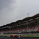Daniel Ricciardo (AUS) Red Bull Racing RB14 sparks at Formula One World Championship, Rd12, Hungarian Grand Prix, Qualifying, Hungaroring, Hungary, Saturday 28 July 2018. © Mark Sutton/Sutton Images