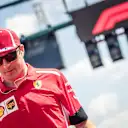 Kimi Raikkonen (FIN) Ferrari on the drivers parade at Formula One World Championship, Rd12, Hungarian Grand Prix, Race, Hungaroring, Hungary, Sunday 29 July 2018. © Manuel Goria/Sutton Images