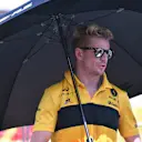 Nico Hulkenberg (GER) Renault Sport F1 Team on the drivers parade at Formula One World Championship, Rd12, Hungarian Grand Prix, Race, Hungaroring, Hungary, Sunday 29 July 2018. © Mark Sutton/Sutton Images